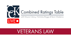 how to use va s combined ratings table