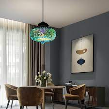 Led Ceiling Lamp Chandelier 3d Colorful