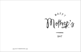 Print A Mother S Day Card For Gse Bookbinder Co
