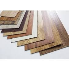 brown wooden pvc flooring plank