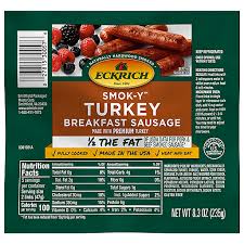 eckrich breakfast sausage turkey 8 3