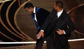 video of Will Smith slapping Chris Rock ...