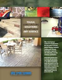 Flooring Color Finish Charts Brochures Elite Crete Systems