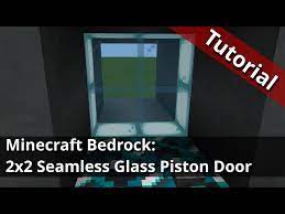 2x2 Seamless Glass Piston Door Tutorial