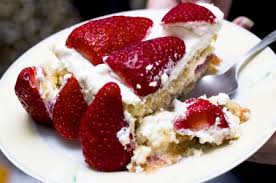 Would be perfect on strawberry shortcake. Man Picking Piece Strawberry Shortcake Stokovaya Fotografiya C Kuassar Ckachat Kartinku 215049808