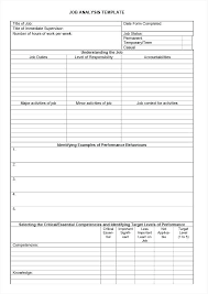 Job Safety Analysis Form Template Template Construction Job Safety