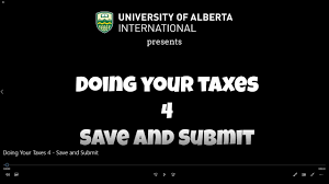 Electronic filing options have made doing your own taxes much easier to get an extension online, complete an electronic version of form 4868 using the tax software that you have purchased. How To File Your Taxes Online University Of Alberta International