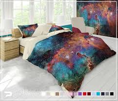 Colorful Nebula Bedding Set Galaxy