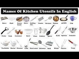 cooking utensils names
