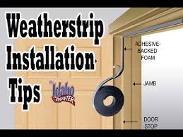 Remove Install Door Weatherstrips