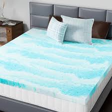 dumos memory foam mattress topper queen