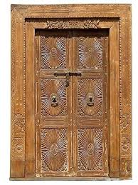 86 large wooden carved designer door
