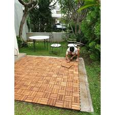 Decking Tile Lantai Kayu Perabotan