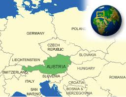 Map of austria country welt atlas de. Austria Map Terrain Area And Outline Maps Of Austria Countryreports Countryreports