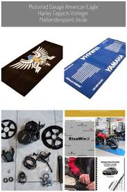 The official website of yamaha corporation. Motorrad Garage American Eagle Harley Teppich Vorleger Matteriderspoint Bs De Motorrad Werkstatt Biker Spruche Teppich American