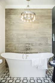 Wood Like Porcelain Tile Accent Wall
