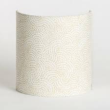 Fabric Half Lamp Shade For Wall Light