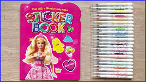 Sách dán hình và tô màu búp bê công chúa barbie phần 2 - Sticker book  coloring princess (Chim Xinh) | Khái quát các thông tin liên quan đến hình  tô màu