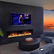 This Stylish Contemporary Fireplace