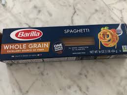 whole grain spaghetti nutrition facts