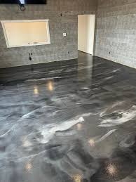 metallic epoxy floor dcd garage floors