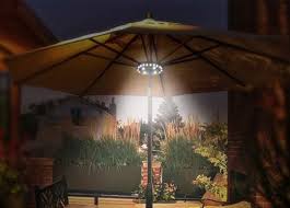 Pure Garden Patio Umbrella Light