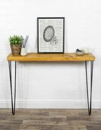 Console Table With Black Hair Pin Legs