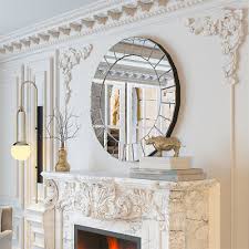 Luxury Round Wall Mirror Bevelled