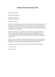 Bid Proposal Cover Letter Proposal Cover Letter Template Lovely