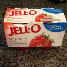 jell o sugar free strawberry gelatin