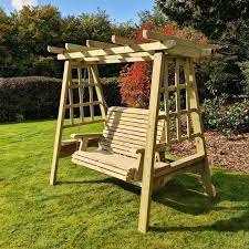 Buy Pergola Garden Swing Seat By Croft