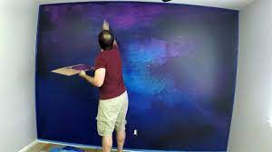 How To Paint A Galaxy Wall Mural