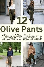 colors that go with olive green pants
