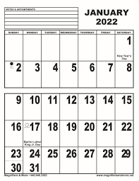 2023 Large Print Wall Calendar