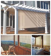 How Outdoor Shades Block Wind Rain And