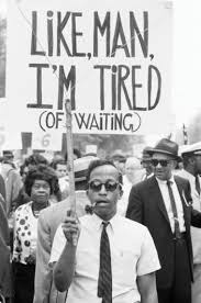 After a week of protests and outrage over the police shooting of jacob blake in wisconsin, thousands of participants gathered to commemorate the historic 1963 march on washington on friday. March On Washington Marcher With Hand Lettered Sign Like Man I M Tired Of Waiting August 28 1963 Power To The People Civil Rights Movement Civil Rights