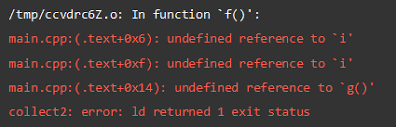 c errors undefined reference