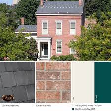 It is one of three varieties of dungeon bricks. Pink Brick Exterior Color Schemes Davinci Roofscapes