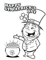 Leprechaun Coloring Sheets Leprechaun Coloring Pages For St Day