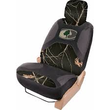 Mossy Oak Black Camouflage Seat Cover