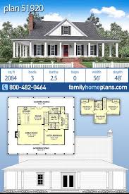 Porch House Plans Farmhouse Floor