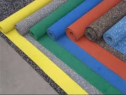 various color durable rubber flooring