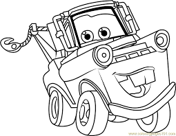 Now you are picasso or salvador dali. Mater Cars Colouring Pages