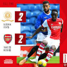 Arsenal - It ends two goals apiece at ...