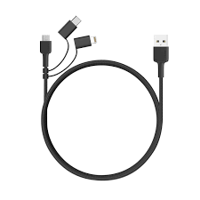 3 In 1 Mfi Lightning Cable With Micro Usb Usb C Cable Aukey