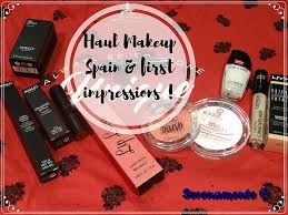 haul makeup spain first impressions