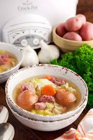 corned beef and cabbage soup crockpot