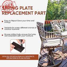 8 Pieces Patio Chair Spring Plates