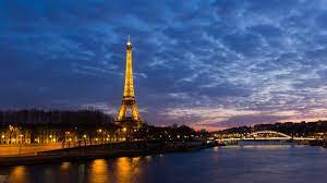 Eiffel Tower Paris Lan Apes Night Seine ...