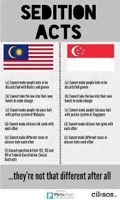 Critics have said the government has used the law to silence dissent, preventing open debate and discussion. Sedition Act In Malaysia Vs Singapore Which One Worse